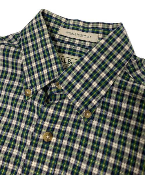 L.L.Bean（エルエルビーン）L.L.Bean (エルエルビーン) チェックシャツ グリーン サイズ:Sの古着・服飾アイテム