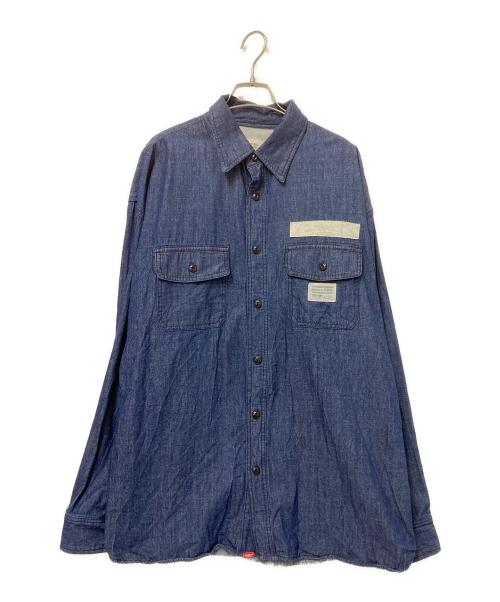 AVIREX（アヴィレックス）AVIREX (アヴィレックス) デニムシャツ インディゴ サイズ:XLの古着・服飾アイテム