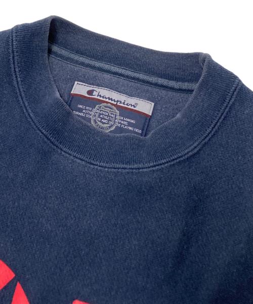 Champion（チャンピオン）Champion (チャンピオン) 90sプリントスウェット ネイビー サイズ:Mの古着・服飾アイテム