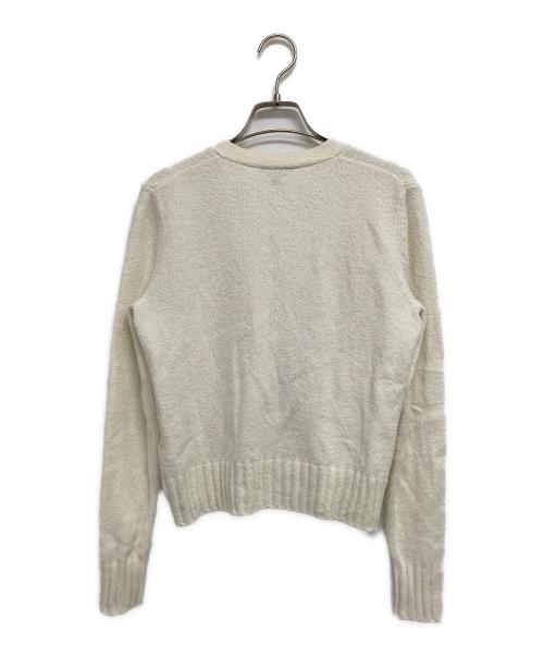 JAMES PERSE（ジェームスパース）JAMES PERSE (ジェームスパース) コットンカシミヤブレンド Vネックカーディガン ホワイトの古着・服飾アイテム