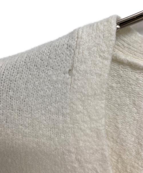 JAMES PERSE（ジェームスパース）JAMES PERSE (ジェームスパース) コットンカシミヤブレンド Vネックカーディガン ホワイトの古着・服飾アイテム