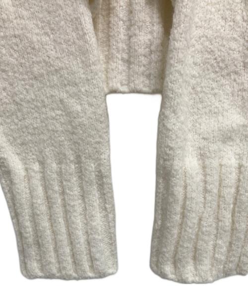 JAMES PERSE（ジェームスパース）JAMES PERSE (ジェームスパース) コットンカシミヤブレンド Vネックカーディガン ホワイトの古着・服飾アイテム