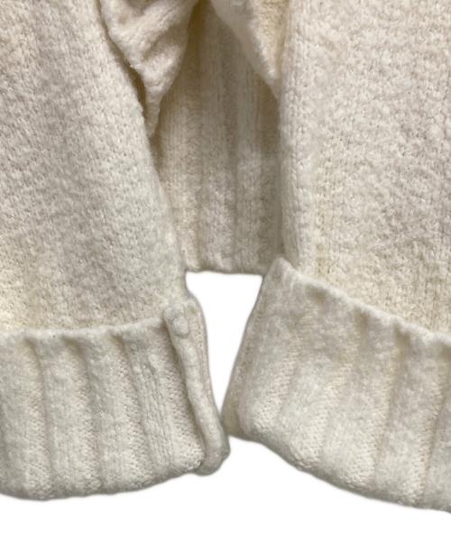 JAMES PERSE（ジェームスパース）JAMES PERSE (ジェームスパース) コットンカシミヤブレンド Vネックカーディガン ホワイトの古着・服飾アイテム