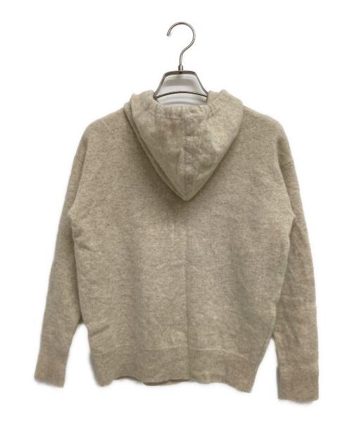 JAMES PERSE（ジェームスパース）JAMES PERSE (ジェームスパース) ハーフジップウールニットパーカー ベージュ サイズ:1の古着・服飾アイテム