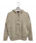 JAMES PERSE（ジェームスパース）の古着「ハーフジップウールニットパーカー」｜ベージュ