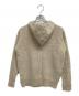 JAMES PERSE (ジェームスパース) ハーフジップウールニットパーカー ベージュ サイズ:1：6000円