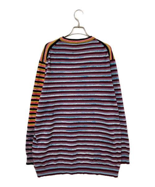 WYP（ダブリュー・ワイ・ピー）WYP (ダブリュー・ワイ・ピー) マルチボーダーニット マルチカラー サイズ:Sの古着・服飾アイテム