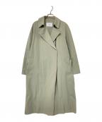 SLOBE IENAスローブ イエナ）の古着「ロングトレンチコート」｜グリーン