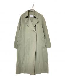 SLOBE IENA（スローブ イエナ）の古着「ロングトレンチコート」｜グリーン