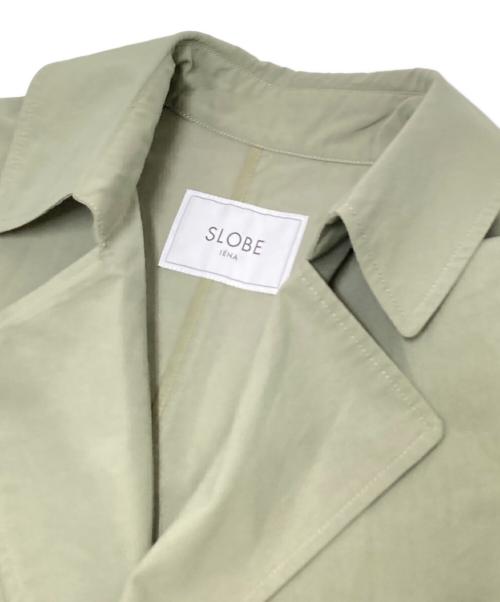 SLOBE IENA（スローブ イエナ）SLOBE IENA (スローブ イエナ) ロングトレンチコート グリーン サイズ:36の古着・服飾アイテム