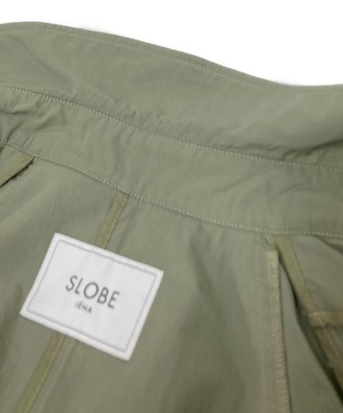SLOBE IENA（スローブ イエナ）SLOBE IENA (スローブ イエナ) ロングトレンチコート グリーン サイズ:36の古着・服飾アイテム