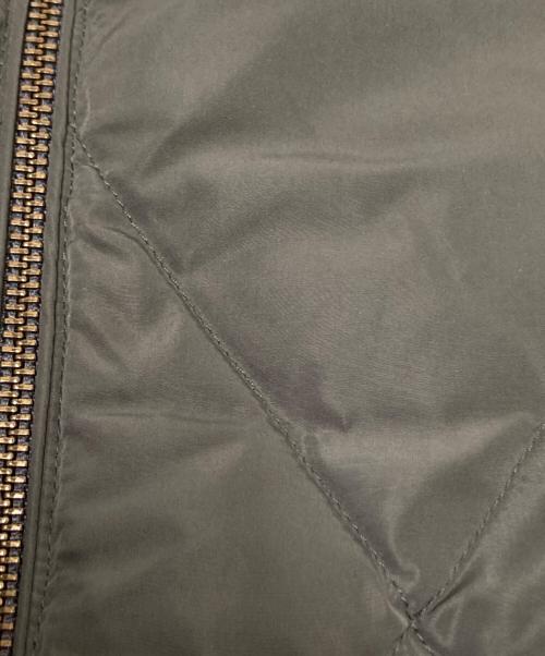 Acuta（アクータ）Acuta (アクータ) マットタフタキルティングロングダウン グリーン サイズ:38の古着・服飾アイテム