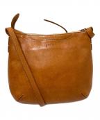 gentenゲンテン）の古着「レザーショルダーバッグ」｜オレンジ