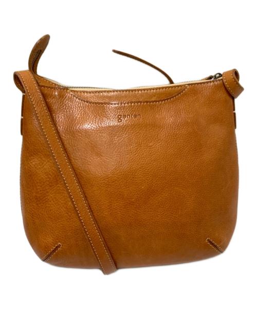 genten（ゲンテン）genten (ゲンテン) レザーショルダーバッグ オレンジ サイズ:下記参照の古着・服飾アイテム