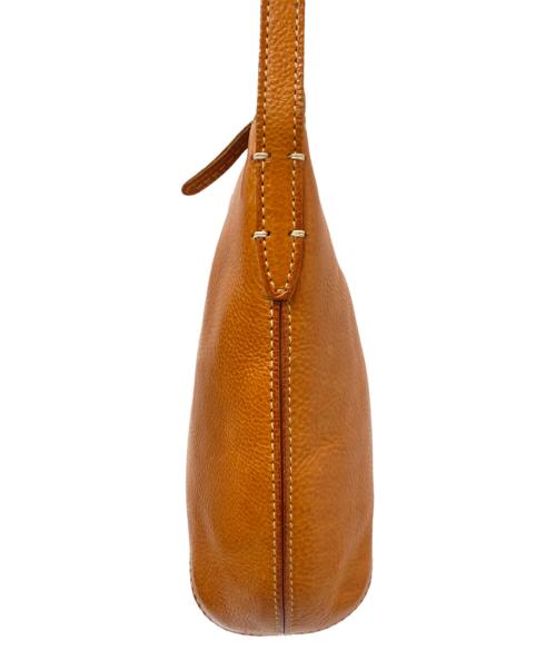 genten（ゲンテン）genten (ゲンテン) レザーショルダーバッグ オレンジ サイズ:下記参照の古着・服飾アイテム