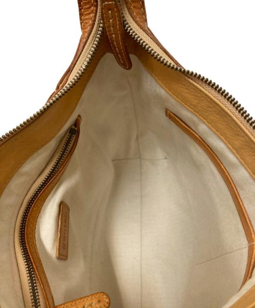genten（ゲンテン）genten (ゲンテン) レザーショルダーバッグ オレンジ サイズ:下記参照の古着・服飾アイテム