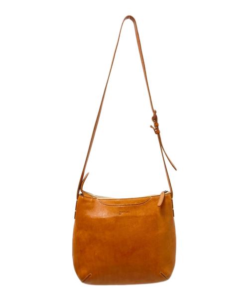 genten（ゲンテン）genten (ゲンテン) レザーショルダーバッグ オレンジ サイズ:下記参照の古着・服飾アイテム