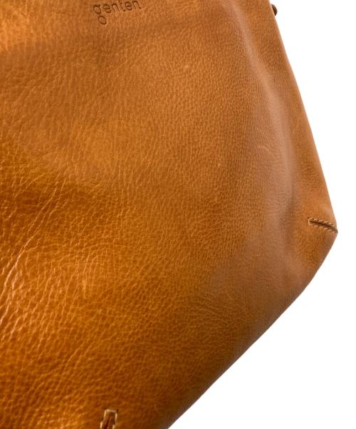 genten（ゲンテン）genten (ゲンテン) レザーショルダーバッグ オレンジ サイズ:下記参照の古着・服飾アイテム