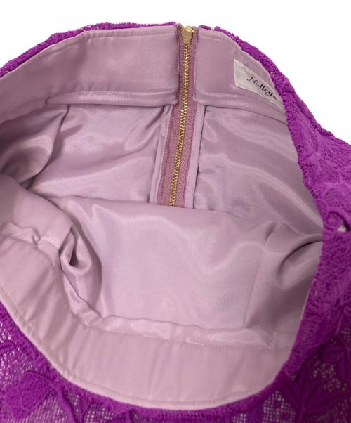 NOLLEY'S（ノーリーズ）NOLLEY'S (ノーリーズ) Brocheレースハイウエストタイトスカート ショッキングピンク サイズ:38 未使用品の古着・服飾アイテム