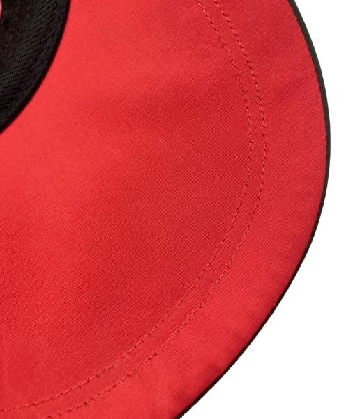 POLO RALPH LAUREN（ポロ・ラルフローレン）POLO RALPH LAUREN (ポロ・ラルフローレン) 1992 Long-Bill Cap (ロング ビル キャップ) レッド×ブラック サイズ:下記参照の古着・服飾アイテム