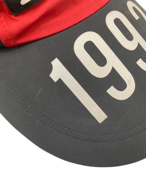POLO RALPH LAUREN（ポロ・ラルフローレン）POLO RALPH LAUREN (ポロ・ラルフローレン) 1992 Long-Bill Cap (ロング ビル キャップ) レッド×ブラック サイズ:下記参照の古着・服飾アイテム