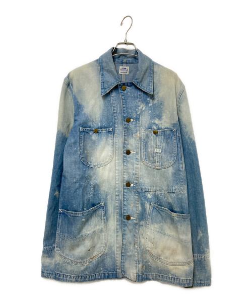 LEE（リー）LEE (リー) JOHNS (ジョンズ) エイジング加工カバーオール インディゴ サイズ:Lの古着・服飾アイテム