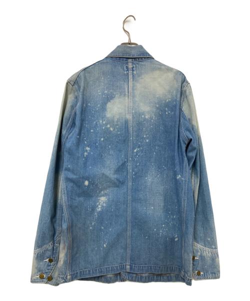 LEE（リー）LEE (リー) JOHNS (ジョンズ) エイジング加工カバーオール インディゴ サイズ:Lの古着・服飾アイテム