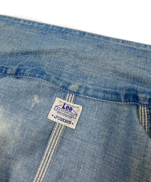 LEE（リー）LEE (リー) JOHNS (ジョンズ) エイジング加工カバーオール インディゴ サイズ:Lの古着・服飾アイテム
