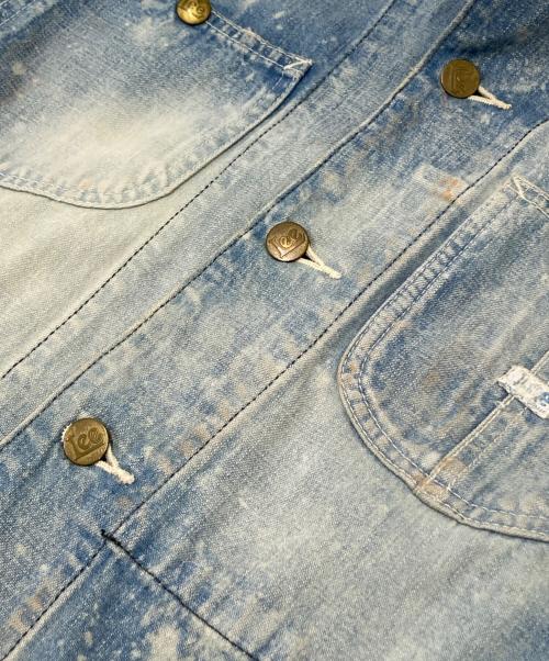 LEE（リー）LEE (リー) JOHNS (ジョンズ) エイジング加工カバーオール インディゴ サイズ:Lの古着・服飾アイテム