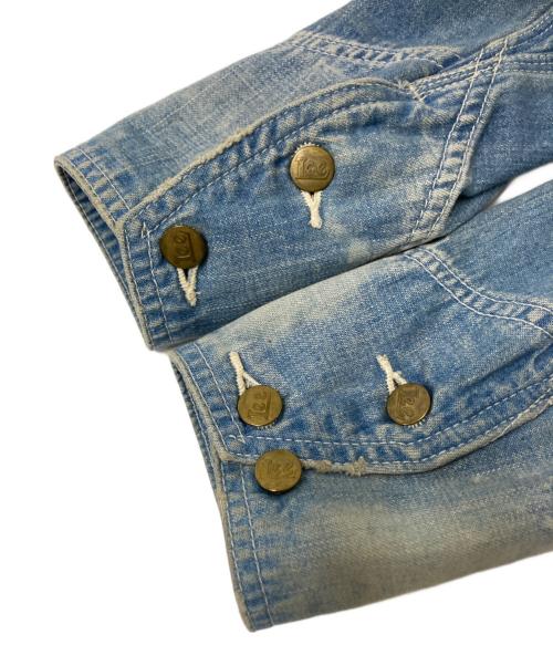 LEE（リー）LEE (リー) JOHNS (ジョンズ) エイジング加工カバーオール インディゴ サイズ:Lの古着・服飾アイテム