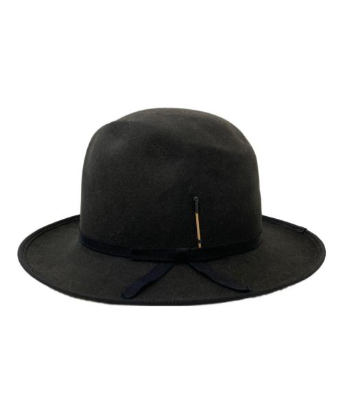 STETSON（ステットソン）STETSON (ステットソン) BAD QUENTIN (バッドクエンティン) 別注中折れハット ブラックの古着・服飾アイテム