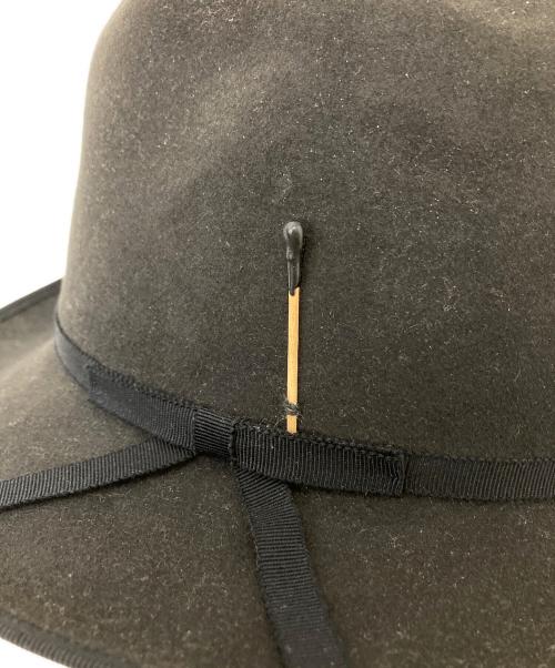 STETSON（ステットソン）STETSON (ステットソン) BAD QUENTIN (バッドクエンティン) 別注中折れハット ブラックの古着・服飾アイテム