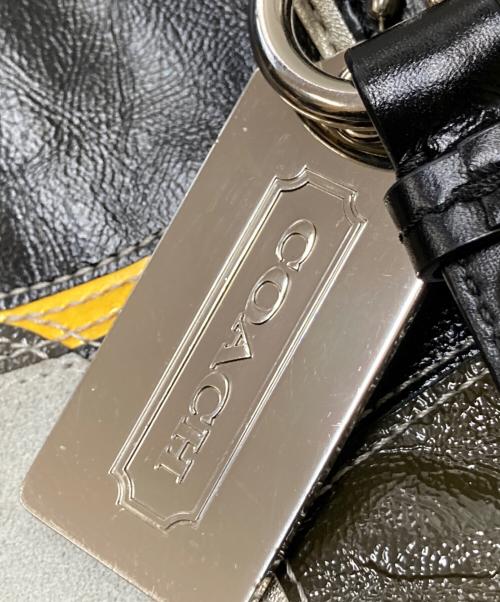 COACH（コーチ）COACH (コーチ) レザーショルダーボストンバッグ ブラック サイズ:下記参照の古着・服飾アイテム