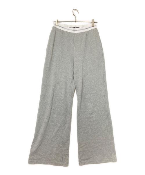 Calvin Klein（カルバンクライン）Calvin Klein (カルバンクライン) ロゴジャージーパンツ グレー サイズ:Mの古着・服飾アイテム