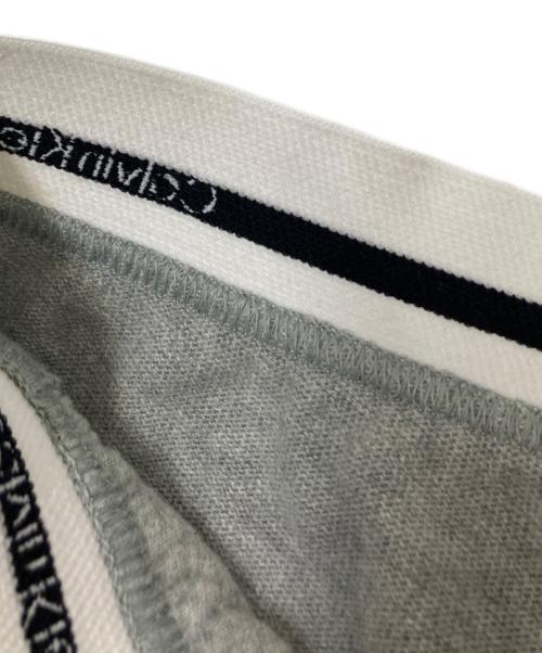 Calvin Klein（カルバンクライン）Calvin Klein (カルバンクライン) ロゴジャージーパンツ グレー サイズ:Mの古着・服飾アイテム