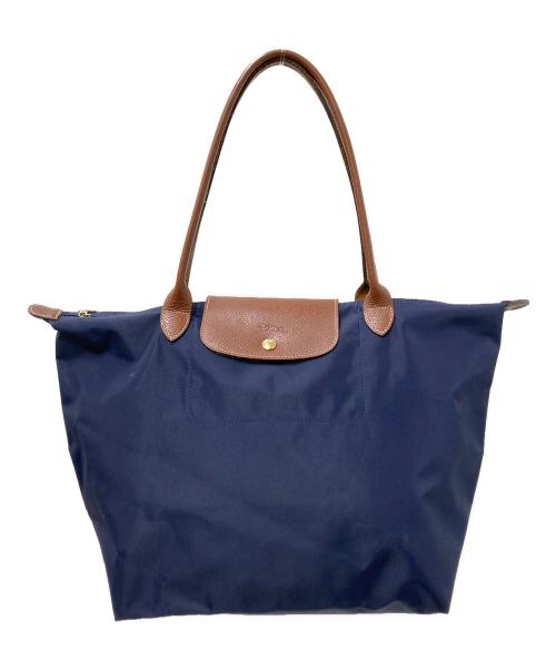 LONGCHAMP（ロンシャン）LONGCHAMP (ロンシャン) ルプリアージュトートバッグ ネイビー サイズ:下記参照の古着・服飾アイテム