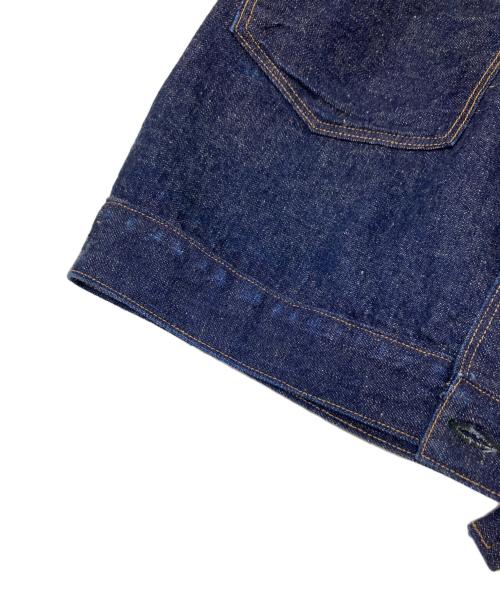 WAREHOUSE（ウエアハウス）WAREHOUSE (ウエアハウス) 1880 HEAVY LEATHER BOUND BLOUSE インディゴ サイズ:42の古着・服飾アイテム