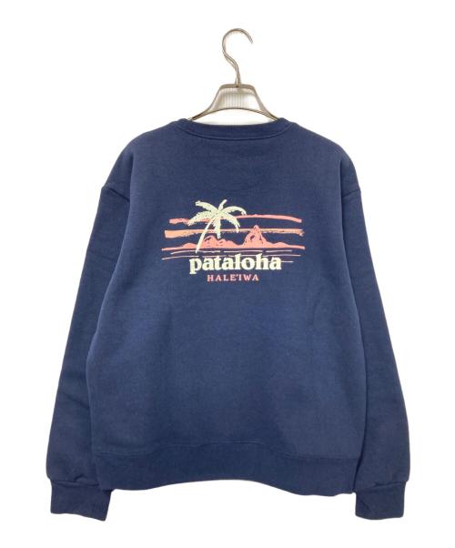 pataloha（パタロハ）pataloha (パタロハ) クルーネックスウェット ネイビー サイズ:Mの古着・服飾アイテム