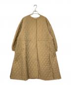 BEARDSLEYビアズリー）の古着「バルーン袖キルトコート」｜ブラウン