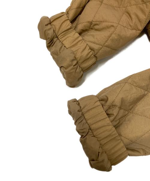 BEARDSLEY（ビアズリー）BEARDSLEY (ビアズリー) バルーン袖キルトコート ブラウン サイズ:Fの古着・服飾アイテム