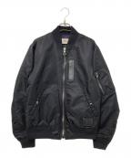 COACHコーチ）の古着「MA-1ジャケット」｜ブラック