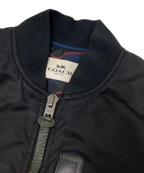 COACH（コーチ）COACH (コーチ) MA-1ジャケット ブラック サイズ:XSの古着・服飾アイテム