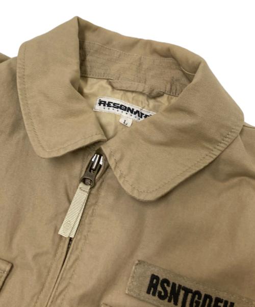 RESONATE GOODENOUGH（リゾネイト グッドイナフ）RESONATE GOODENOUGH (リゾネイト グッドイナフ) ミリタリージャケット カーキ サイズ:Lの古着・服飾アイテム