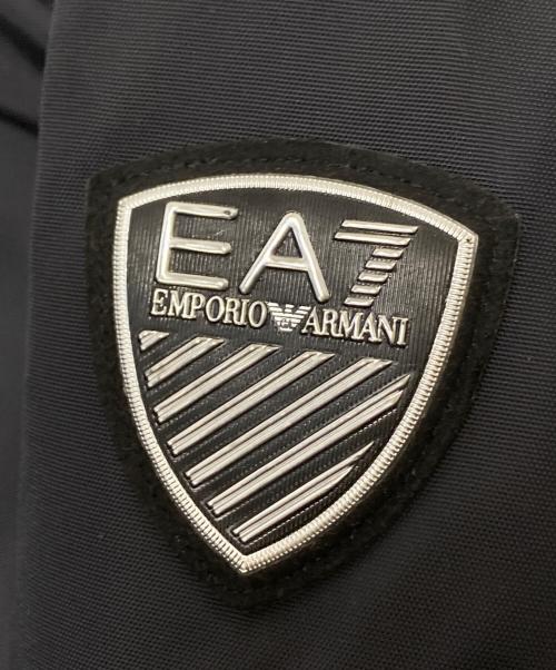 EMPORIO ARMANI（エンポリオアルマーニ）EMPORIO ARMANI (エンポリオアルマーニ) フェイクファーダウンコート ネイビー サイズ:Mの古着・服飾アイテム