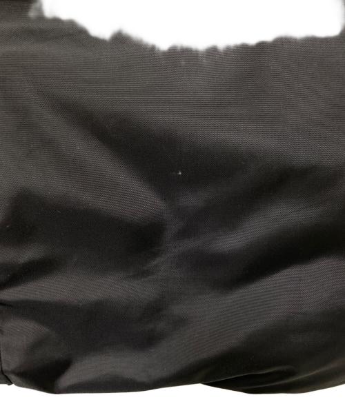 EMPORIO ARMANI（エンポリオアルマーニ）EMPORIO ARMANI (エンポリオアルマーニ) フェイクファーダウンコート ネイビー サイズ:Mの古着・服飾アイテム