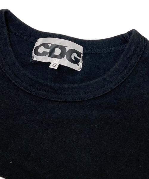 CDG（シーディージー）CDG (シーディージー) ロゴプリントTシャツ ブラック サイズ:Sの古着・服飾アイテム