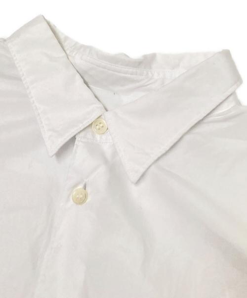 COMME des GARCONS HOMME PLUS（コムデギャルソンオムプリュス）COMME des GARCONS HOMME PLUS (コムデギャルソンオムプリュス) ベーシックシャツ ホワイト サイズ:Lの古着・服飾アイテム