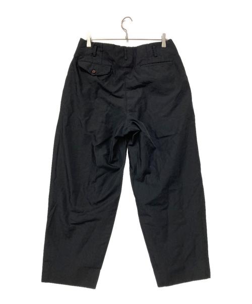 COMME des GARCONS HOMME PLUS（コムデギャルソンオムプリュス）COMME des GARCONS HOMME PLUS (コムデギャルソンオムプリュス) エステルツイル製品染加工 パンツ ブラック サイズ:Mの古着・服飾アイテム