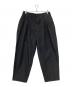 COMME des GARCONS HOMME PLUS（コムデギャルソンオムプリュス）の古着「エステルツイル製品染加工 パンツ」｜ブラック