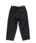 COMME des GARCONS HOMME PLUS (コムデギャルソンオムプリュス) エステルツイル製品染加工 パンツ ブラック サイズ:M：40000円